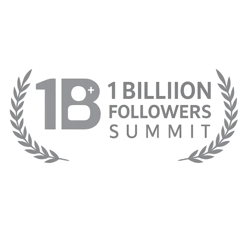 1 Billion Follower Summit 1st place winner
